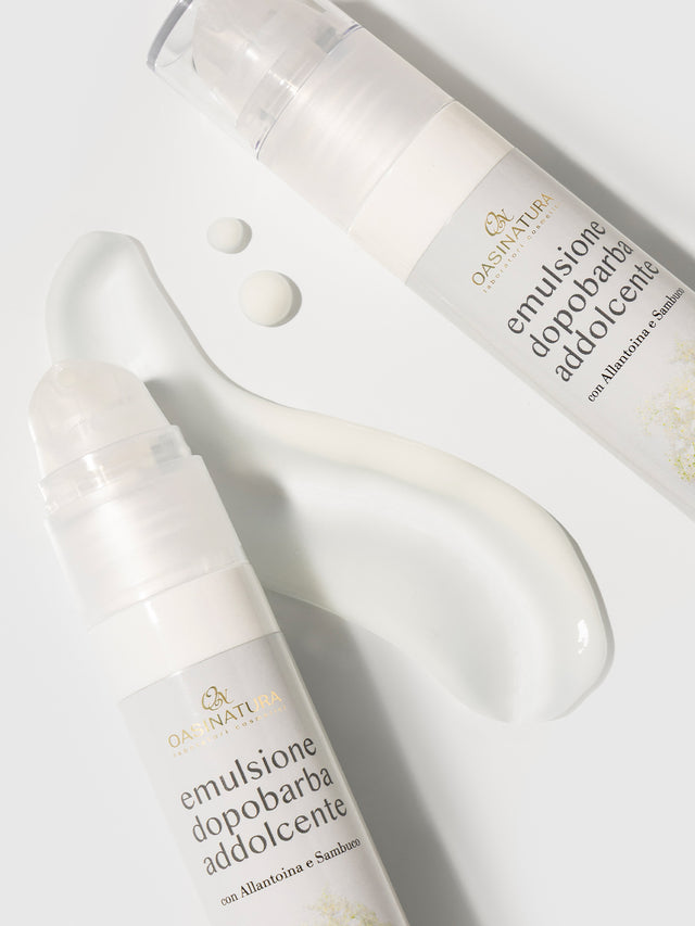 EMULSIONE DOPOBARBA ADDOLCENTE CON ALLANTOINA E SAMBUCO