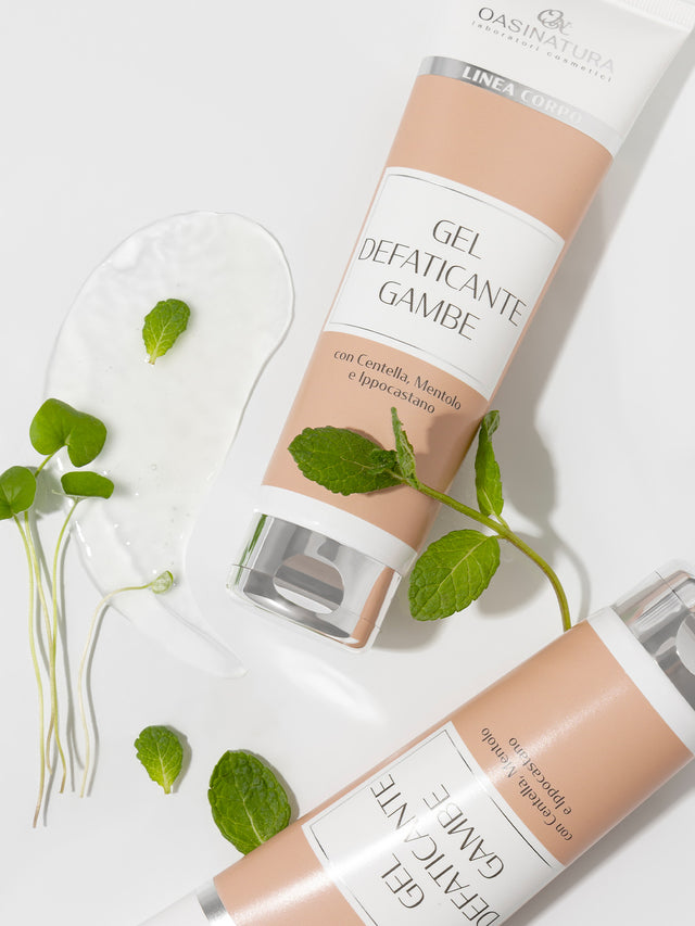 GEL DEFATICANTE GAMBE CON CENTELLA, MENTOLO E IPPOCASTANO