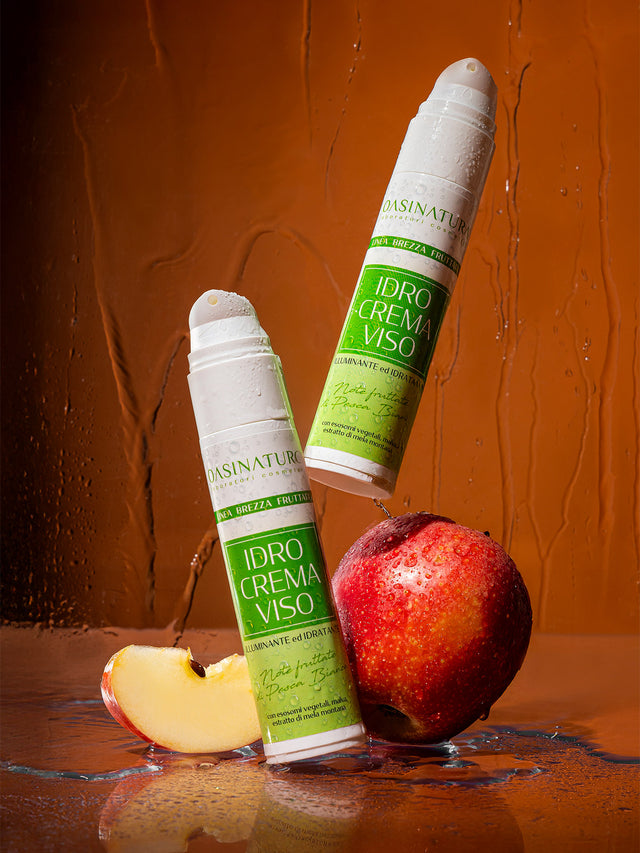 IDROCREMA VISO - ILLUMINANTE ED IDRATANTE - NOTE FRUTTATE DI PESCA BIANCA