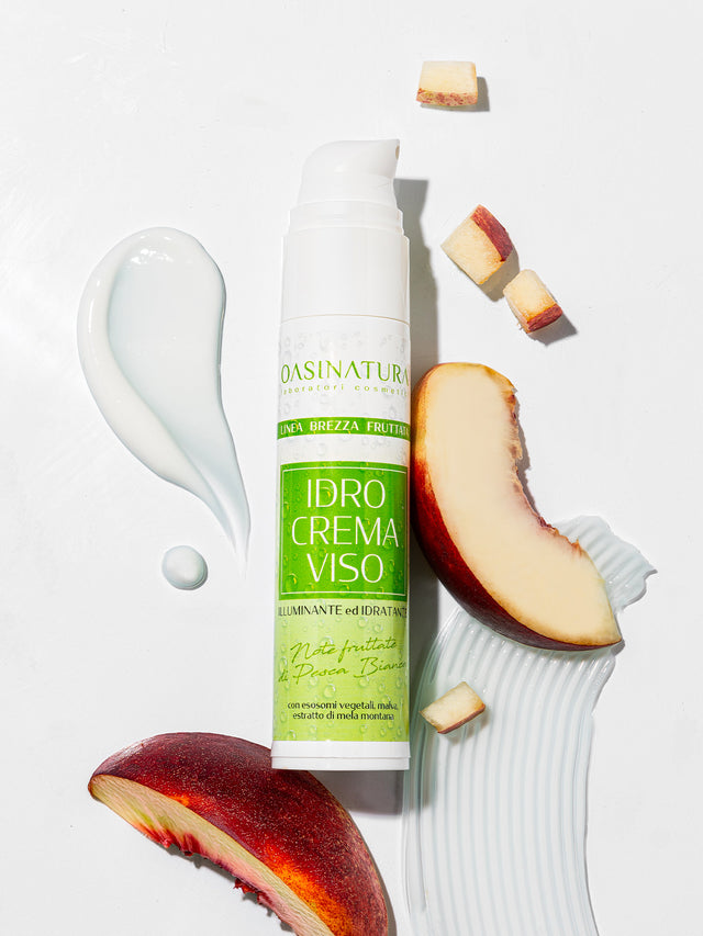 IDROCREMA VISO - ILLUMINANTE ED IDRATANTE - NOTE FRUTTATE DI PESCA BIANCA