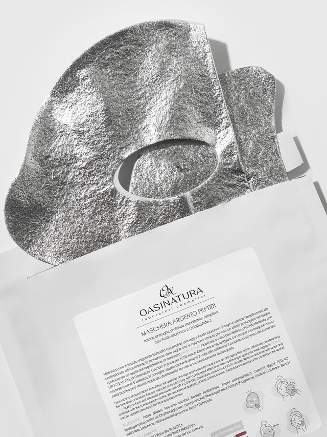 MASCHERA ARGENTO PEPTIDI - AZIONE ANTIRUGHE PROFONDA, RIMPOLPANTE E RIEMPITIVA