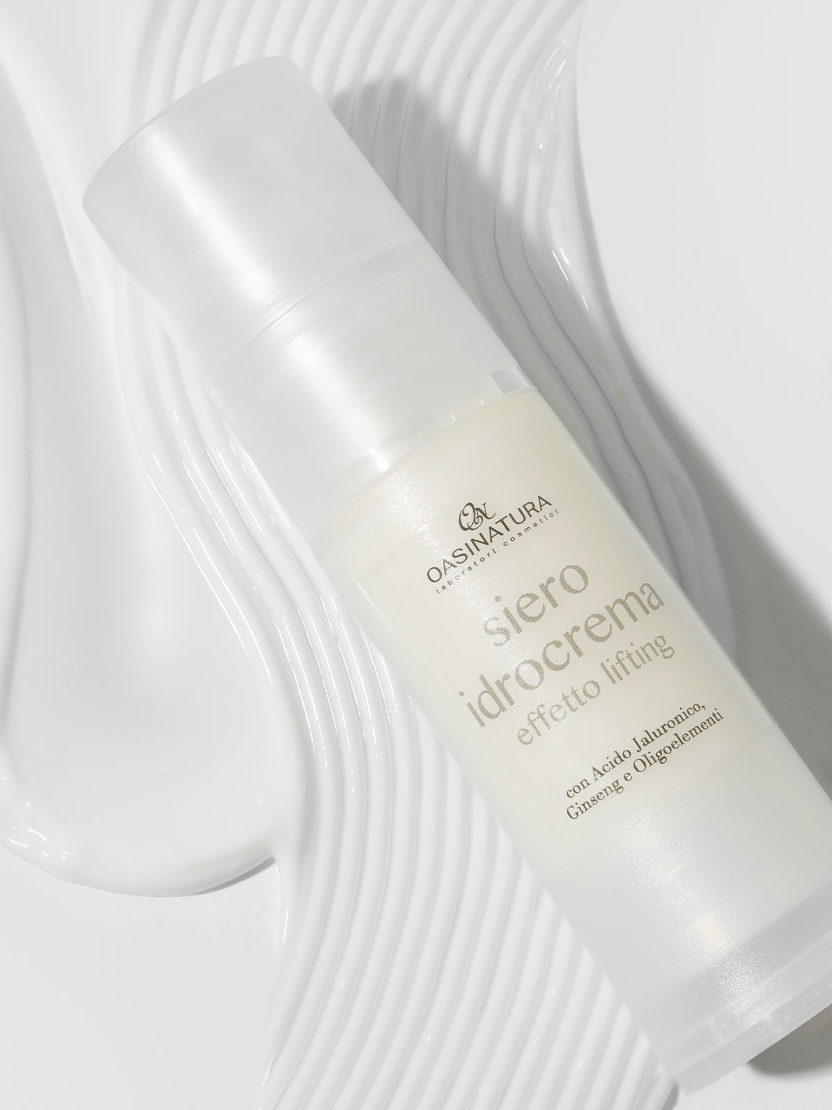 SIERO IDROCREMA EFFETTO LIFTING CON ACIDO JALURONICO, GINSENG E OLIGOELEMENTI