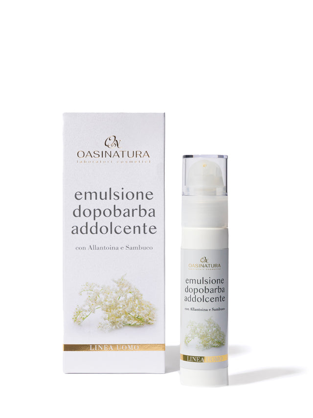 EMULSIONE DOPOBARBA ADDOLCENTE CON ALLANTOINA E SAMBUCO