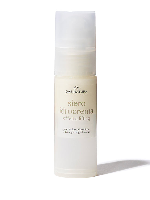 SIERO IDROCREMA EFFETTO LIFTING CON ACIDO JALURONICO, GINSENG E OLIGOELEMENTI