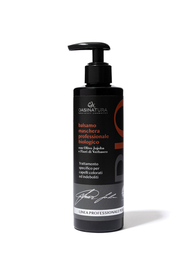 BALSAMO MASCHERA PROFESSIONALE BIOLOGICO CON OLIVO, JOJOBA E FIORI DI VERBASCO