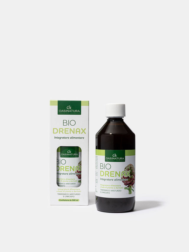 BIO DRENAX Con Nasturzio, Tarassaco Prugna e Carciofo. – Cosmetico Oasinatura