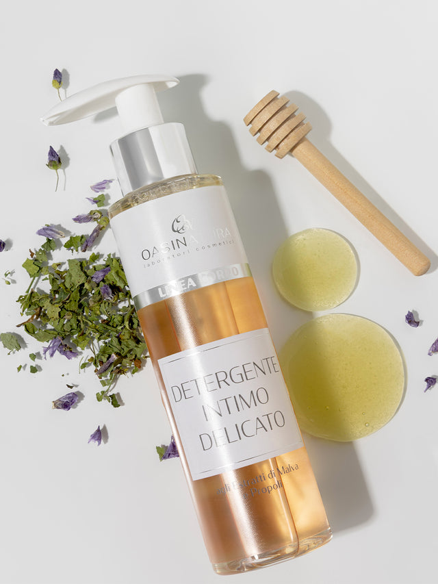 DETERGENTE INTIMO DELICATO AGLI ESTRATTI DI MALVA E PROPOLI