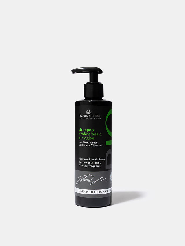 Shampoo professionale Biologico riparatore e rigenerante con Fieno greco