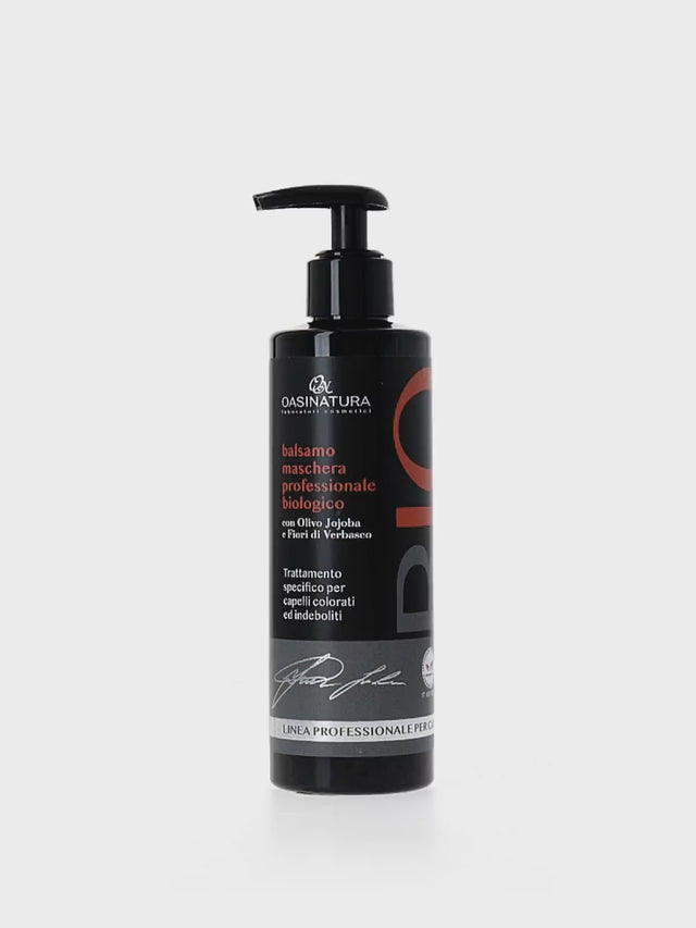 BALSAMO MASCHERA PROFESSIONALE BIOLOGICO CON OLIVO, JOJOBA E FIORI DI VERBASCO