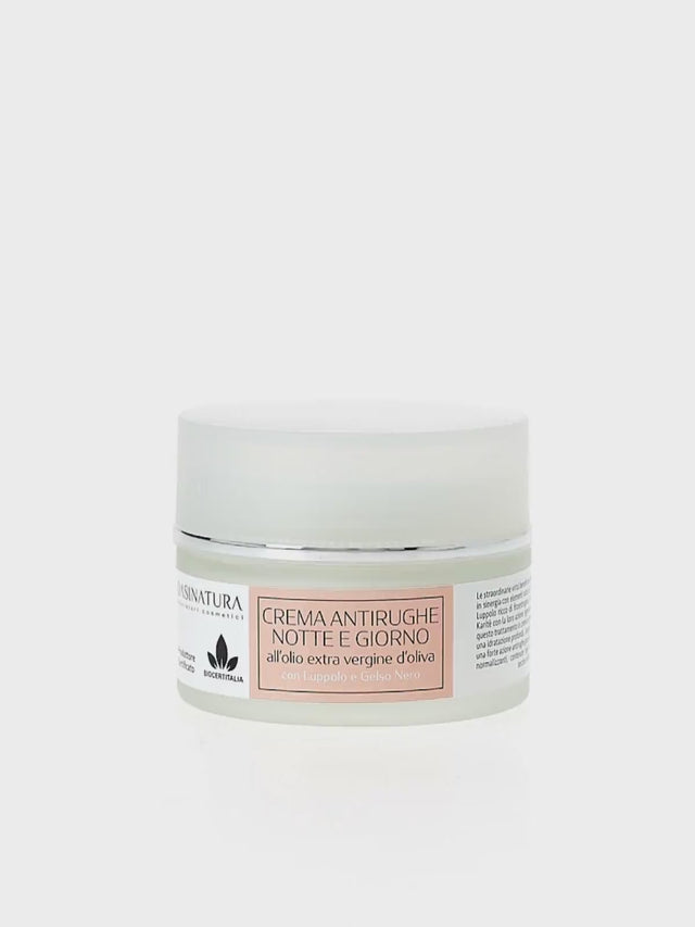 CREMA ANTIRUGHE NOTTE E GIORNO ALL'OLIO EXTRAVERGINE D' OLIVA