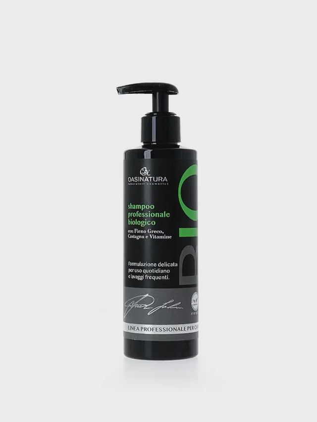 SHAMPOO PROFESSIONALE BIOLOGICO CON FIENO GRECO, CASTAGNA E VITAMINE